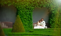 Свадьба в пражских дворцовых садах