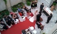 Церемония регистрации брака в замке «Мохо»